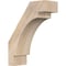 Ekena Millwork 5 1/2"W x 14"D x 18"H Merced Smooth Knee Brace, Douglas Fir BRC06X14X18MRC00SDF - alternate 1